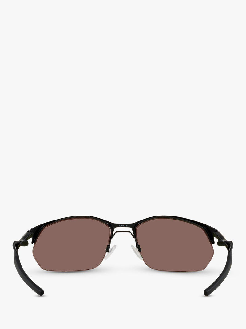 Oakley Wire Tap sunglasses satin black mirror blue, imported from the UK