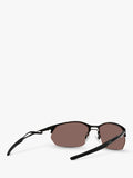 Oakley Wire Tap sunglasses satin black mirror blue, imported from the UK