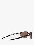 Oakley Wire Tap sunglasses satin black mirror blue, imported from the UK