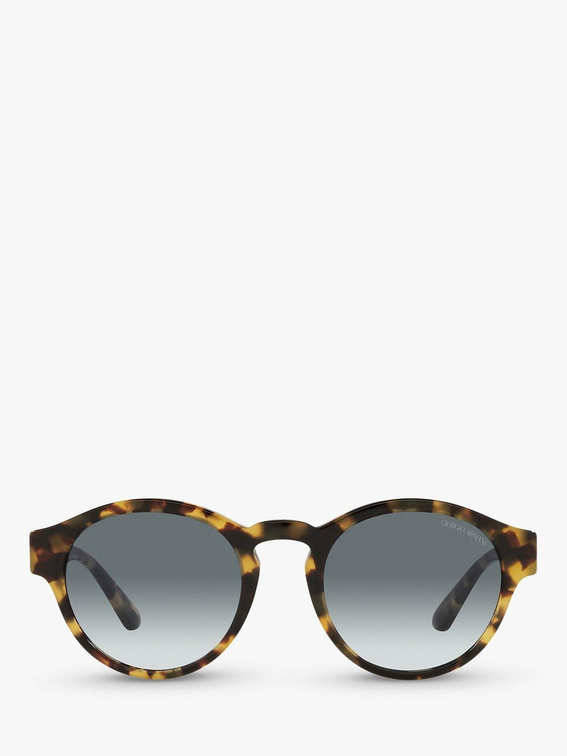 Giorgio Armani oval sunglasses yellow Havana grey gradient - British product