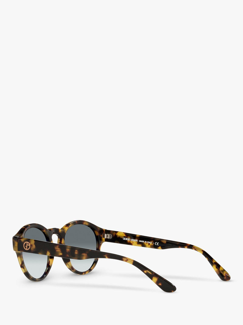 Giorgio Armani oval sunglasses yellow Havana grey gradient - British product