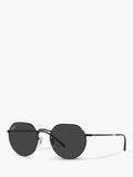 Ray-Ban Jack polarised hexagonal sunglasses 53mm (British brand)