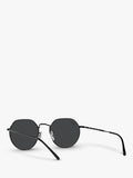 Ray-Ban Jack polarised hexagonal sunglasses 53mm (British brand)