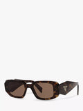 Prada PR 17WS Women's Rectangular Sunglasses 49mm