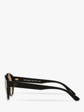 Giorgio Armani oval sunglasses black beige gradient, imported from the UK