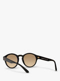 Giorgio Armani oval sunglasses black beige gradient, imported from the UK