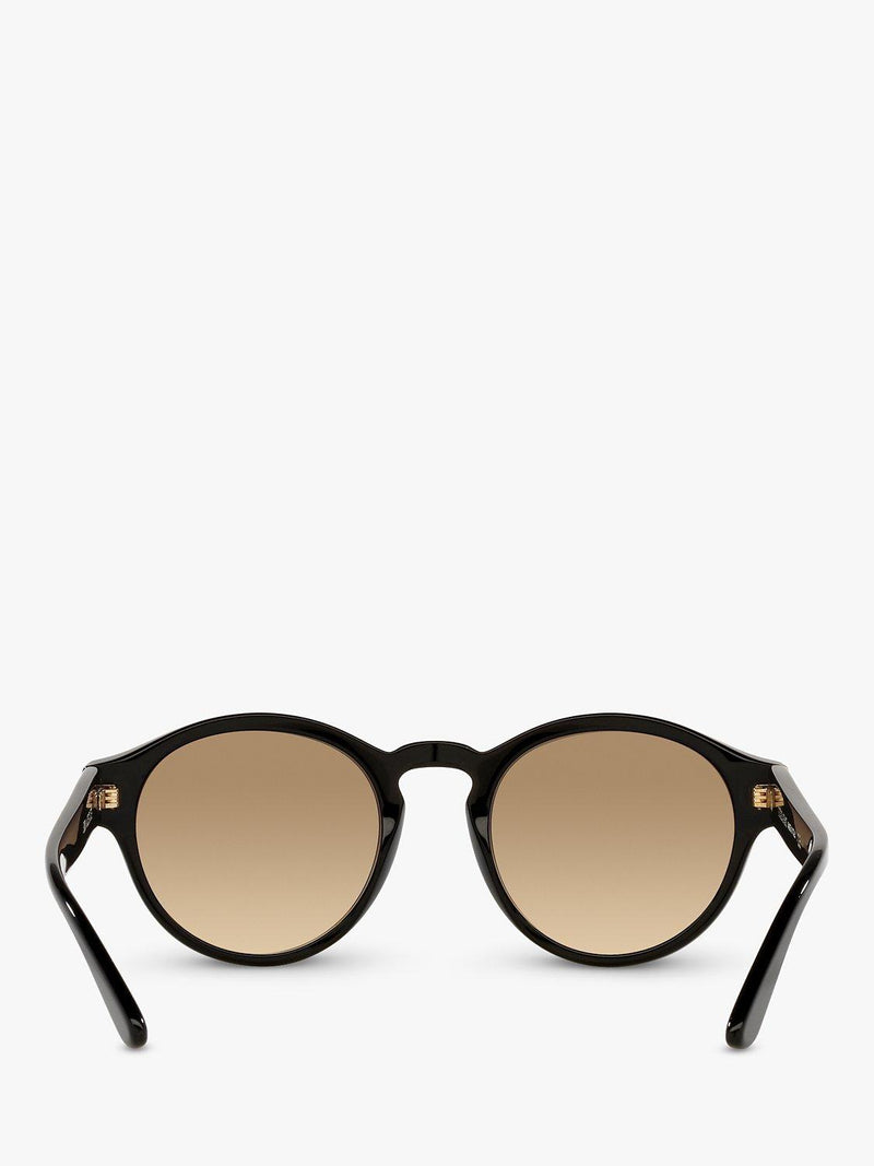 Giorgio Armani oval sunglasses black beige gradient, imported from the UK