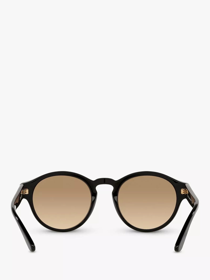 Giorgio Armani oval sunglasses black beige gradient, imported from the UK