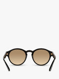 Giorgio Armani oval sunglasses black beige gradient, imported from the UK