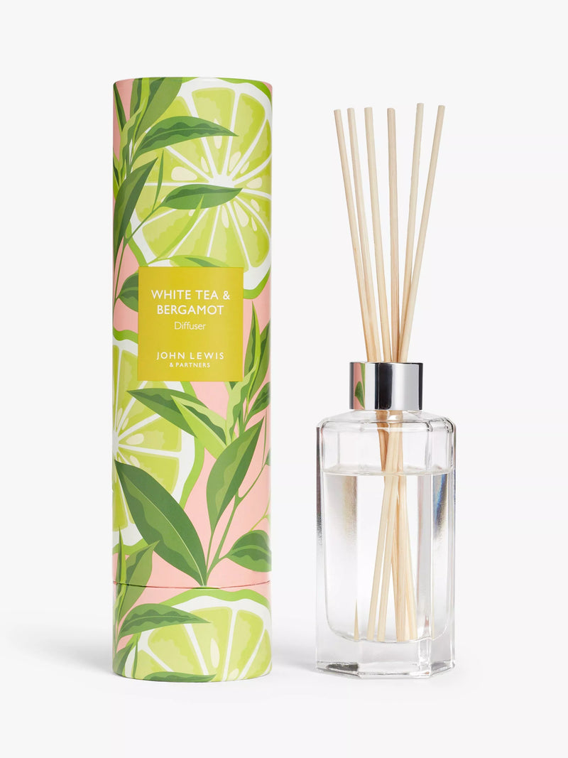 John Lewis reed diffuser White Tea & Bergamot 110ml - British product