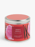 John Lewis scented candle Rose & Vanilla 225g, UK version