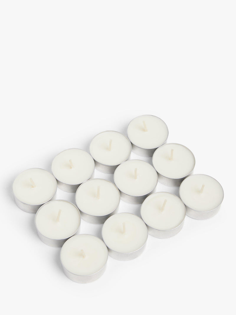 John Lewis white jasmine tealights pack of 12 - British product