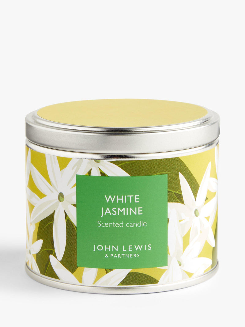 John Lewis scented candle White Jasmine 225g, UK version