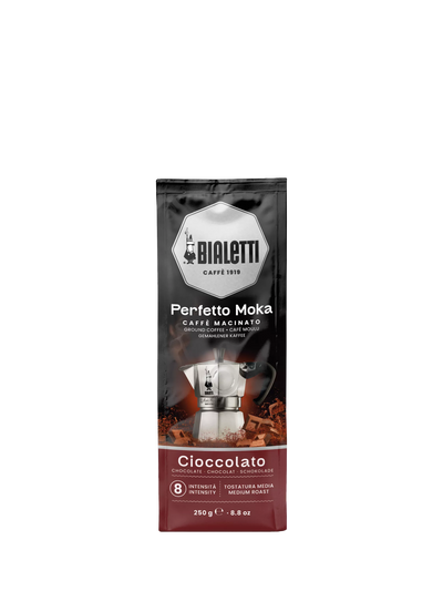 John Lewis Bialetti Perfetto Moka Chocolate Ground Coffee 250g- Buy online at McGrocer