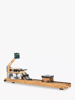 Rowing Machine with Natural Water Resistance and Performance Tracking
