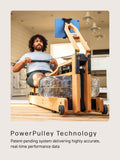 WaterRower Performance Ergometer rowing machine with water resistance and oak construction (British brand)