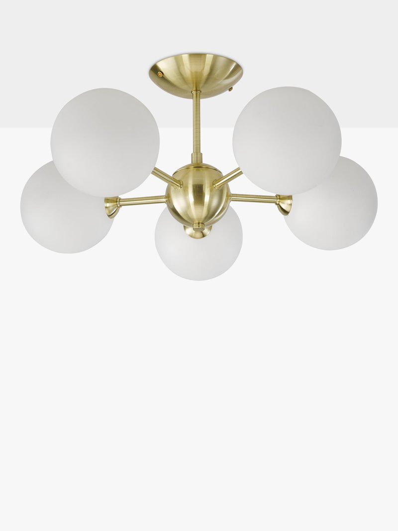 John Lewis satellite semi flush ceiling light 46cm - British product
