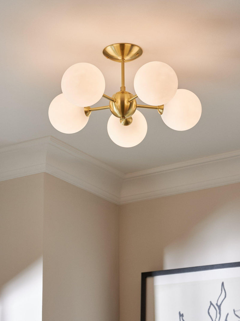John Lewis satellite semi flush ceiling light 46cm - British product