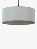 John Lewis micropleated diffuser ceiling light white, imported from the UK