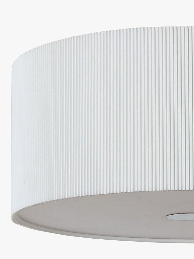 John Lewis micropleated diffuser ceiling light white, imported from the UK