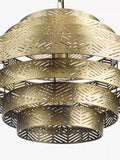 John Lewis herringbone ceiling light antique brass (British brand)