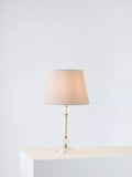 John Lewis crystal column table lamp clear large, imported from the UK