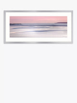 John Lewis John Lewis Lynne Douglas 'Silver Sands' Framed Print & Mount, Pink, 49.5 x 104.5cm- Buy online at McGrocer