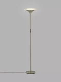 John Lewis torchiere LED floor lamp nickel finish, UK version