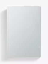 John Lewis John Lewis White Gloss Single Mirrored Bathroom Cabinet- Buy online at McGrocer