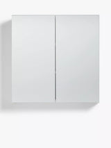 John Lewis John Lewis White Gloss Double Mirrored Bathroom Cabinet- Buy online at McGrocer