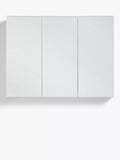 John Lewis triple mirrored white gloss bathroom cabinet, imported from the UK