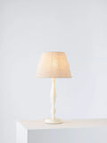 John Lewis candlestick table lamp white 46cm - British product