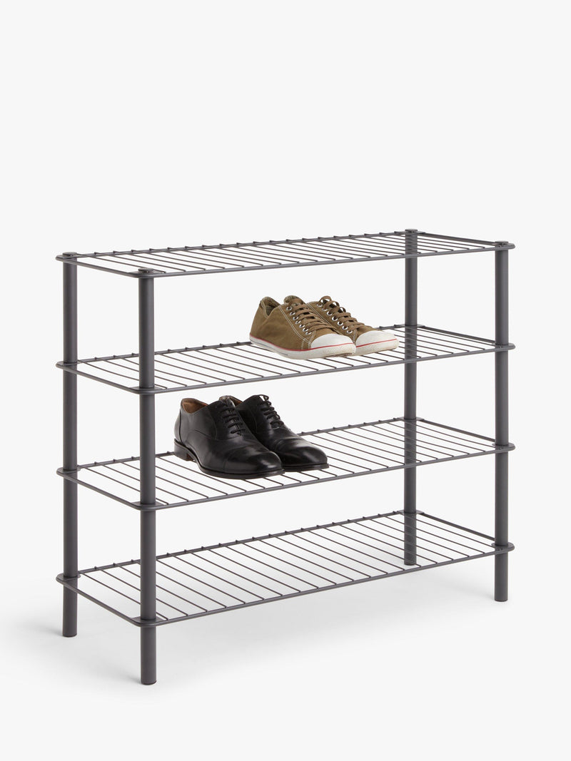John Lewis 4 tier shoe rack grey - UK version