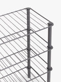 John Lewis 4 tier shoe rack grey - UK version