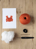TOFT Mini Cedric the Crab crochet kit 50g - British product