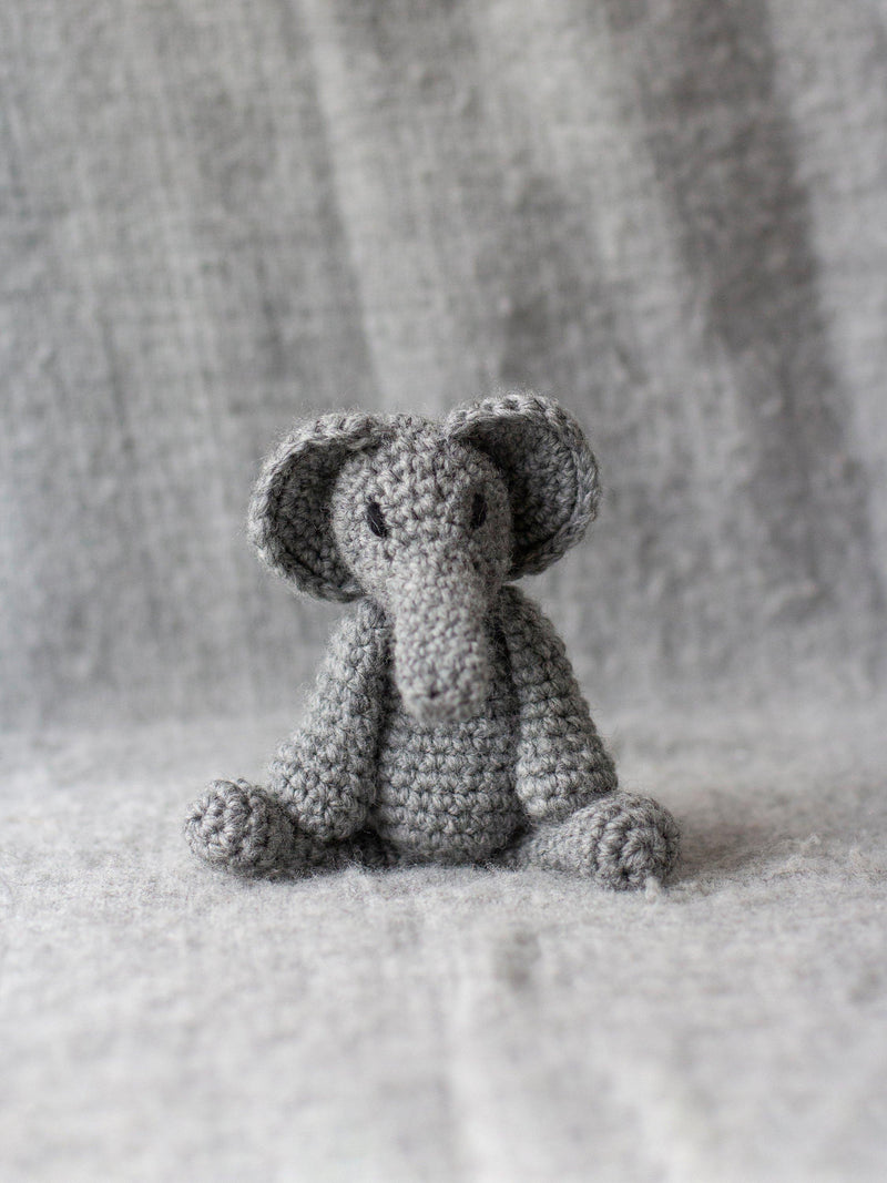TOFT Mini Bridget the Elephant crochet kit, UK version
