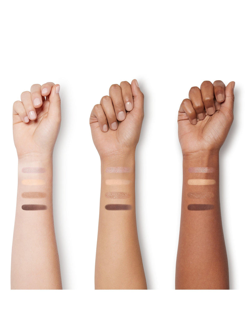 NARS Mojave Desert eyeshadow quad with earth tone shades, 1.1g each, imported from the UK