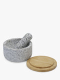 Joseph Joseph Dash granite pestle and mortar with bamboo lid, UK version