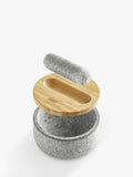 Joseph Joseph Dash granite pestle and mortar with bamboo lid, UK version