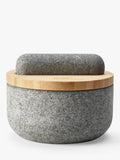 Joseph Joseph Dash granite pestle and mortar with bamboo lid, UK version