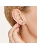 Jools by Jenny Brown cubic zirconia snowflake stud earrings, imported from UK