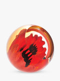 Caithness paperweight red poppy design 6.5cm - British product