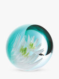 Caithness handmade Scottish waterlily paperweight 6.5cm, UK version