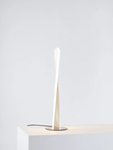 John Lewis John Lewis Twist LED Table Lamp, Brushed Chrome- Buy online at McGrocer