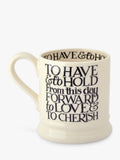 Emma Bridgewater Black Toast mugs set of 2 300ml - British product
