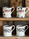 Emma Bridgewater Black Toast mugs set of 2 310ml - British product