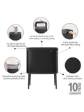 Brabantia Bo laundry bin 60L, UK version