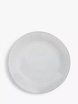 John Lewis John Lewis Leckford Stoneware Side Plate, Grey, 16.3cm- Buy online at McGrocer