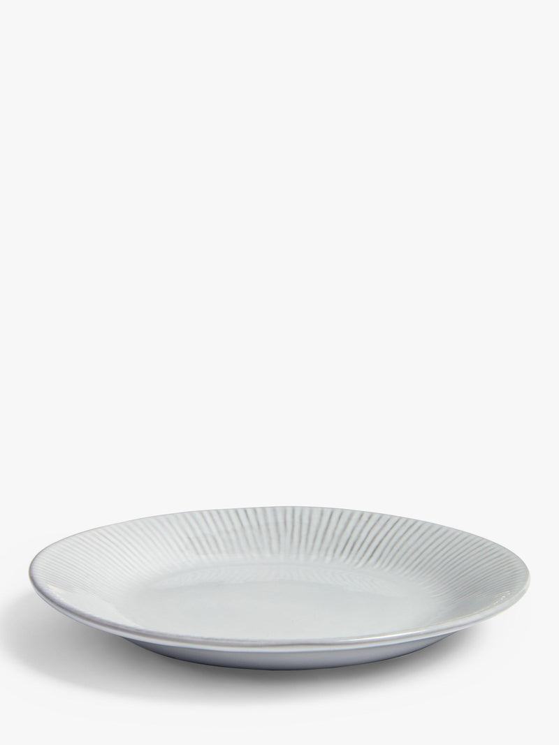 John Lewis stoneware side plate grey 16.3cm - British product