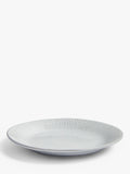 John Lewis stoneware side plate grey 16.3cm - British product
